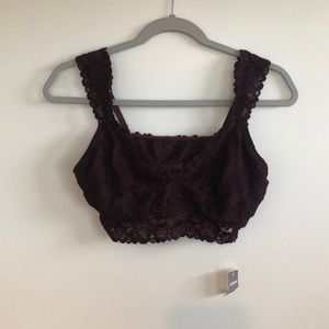 NWT! AERIE plum bralette, XL